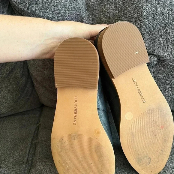 Lucky brand black flats size 7 1/2 - Picture 5 of 7